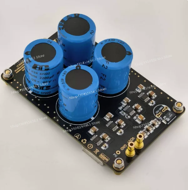 Four parallel LT3045 linear power supplies with a 2A current and ultra-low ripple