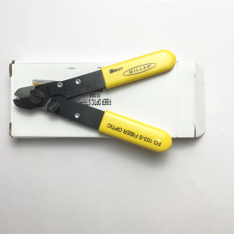 Original Imported Miller Fiber Optic Stripper FO 103-S Single Port Fiber Loose Tube Stripping Pliers FO103S