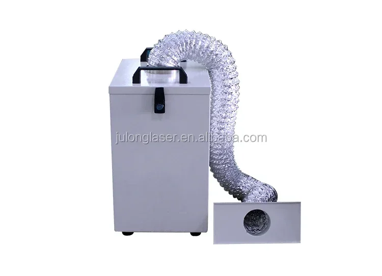 Julong Factory Make Low Noise Design and Easy Maintenance Portable Fume Extractor& Welding Smoke Purifier for machine