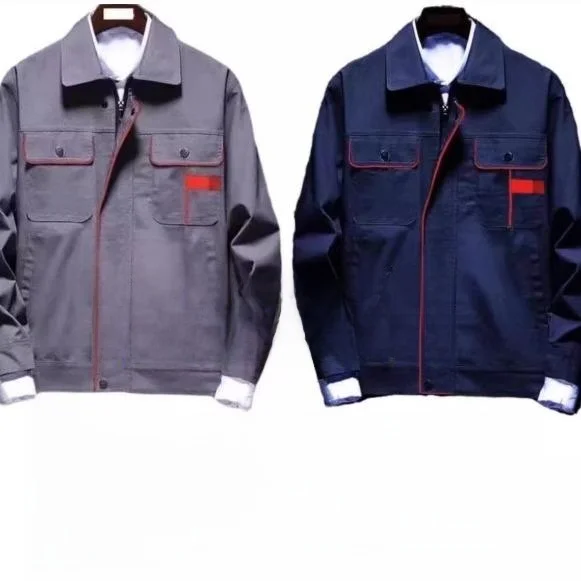 

Men's Workwear Uniform Set Durable Work Clothes for Welding Auto Repairing Construction Labor Protection Clothing