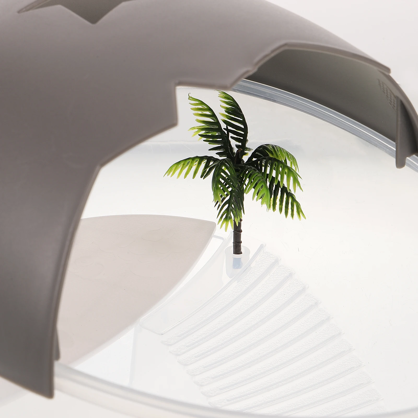 

Abaodam Turtle Tank Reptile Habitat with Feeding Platform Plastic Indoor Aquarium for Tortoise Breeding Water Pets