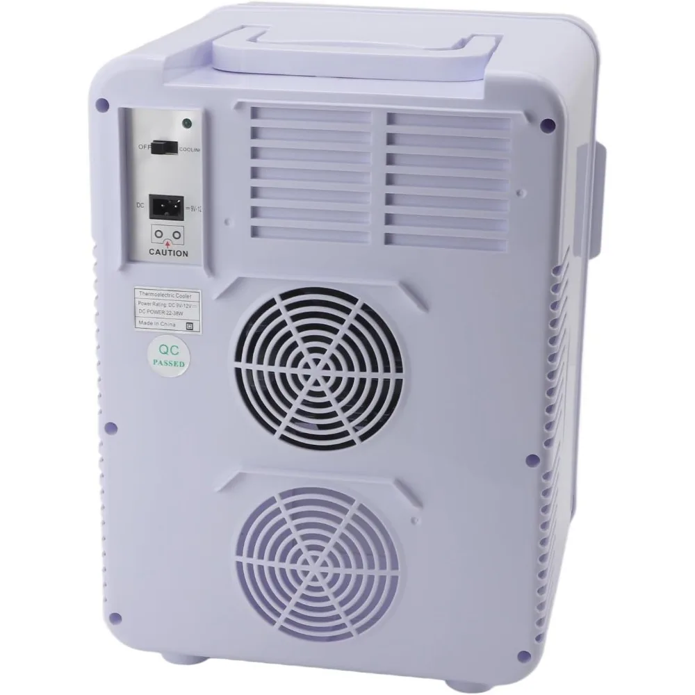 ثلاجة صغيرة للعناية بالبشرة، ثلاجة تجميل صغيرة محمولة سعة 10 لتر مع مرآة LED قابلة للتعتيم للتبريد والمكياج/العناية بالبشرة