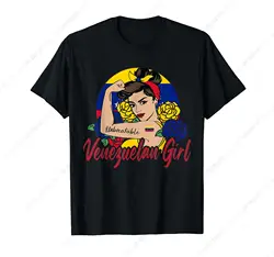 Venezuelan Girl Venezuela Mujer Venezolana flag T-Shirt