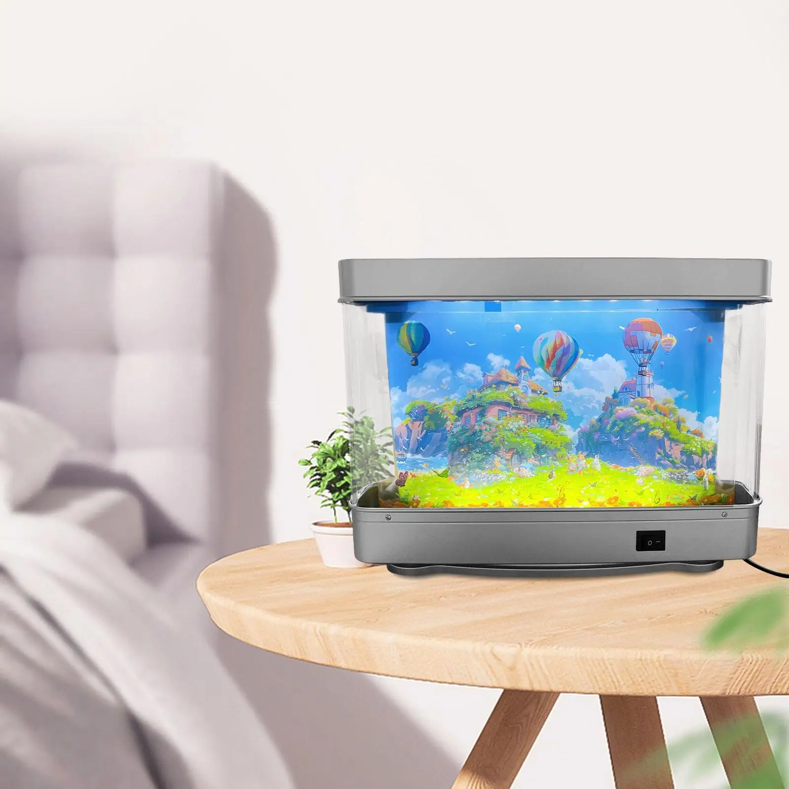 

Artificial Aquarium Lamp Tabletop LED Night Light for Home Indoor Bedroom