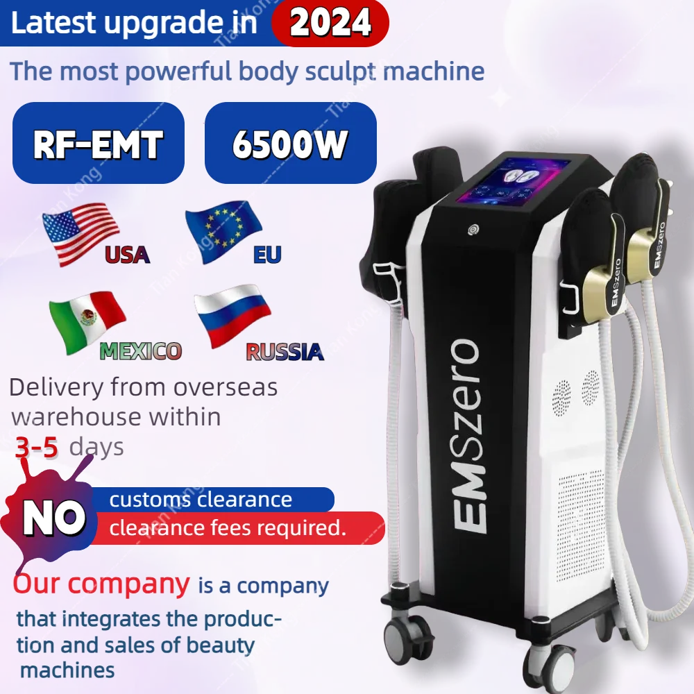 

EMSZERO 14 Tesla 6500W EMS RF Electric Muscle slimming Nova EMS+EMT Machine Pelvic Stimulation Pad Body Sculpt Salon EMSZERO NEO