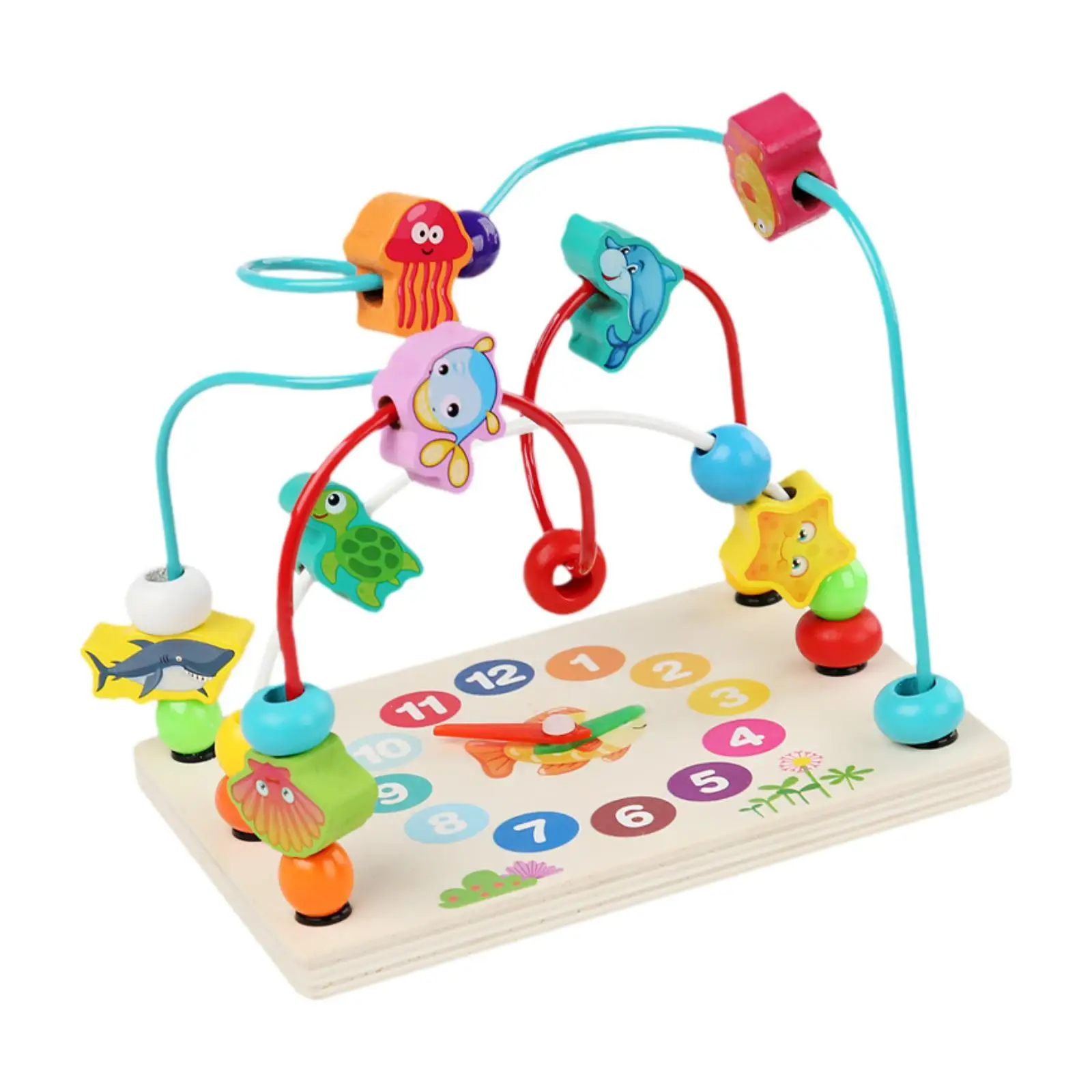 

Multitrack Bead Maze Toy Preschool Toy for New Year Gift Kids Boy Girl Baby