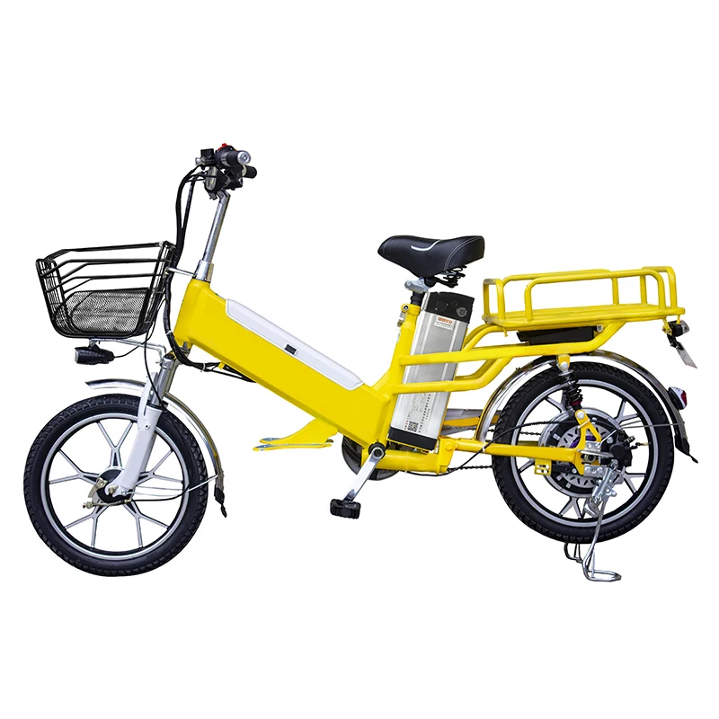 OEM 18 Inch Delivery Electric Bicycle Cargo E-bike 350W электровелосипед 48V Two Lithium Batteries Electric Bike Excursion Ebike