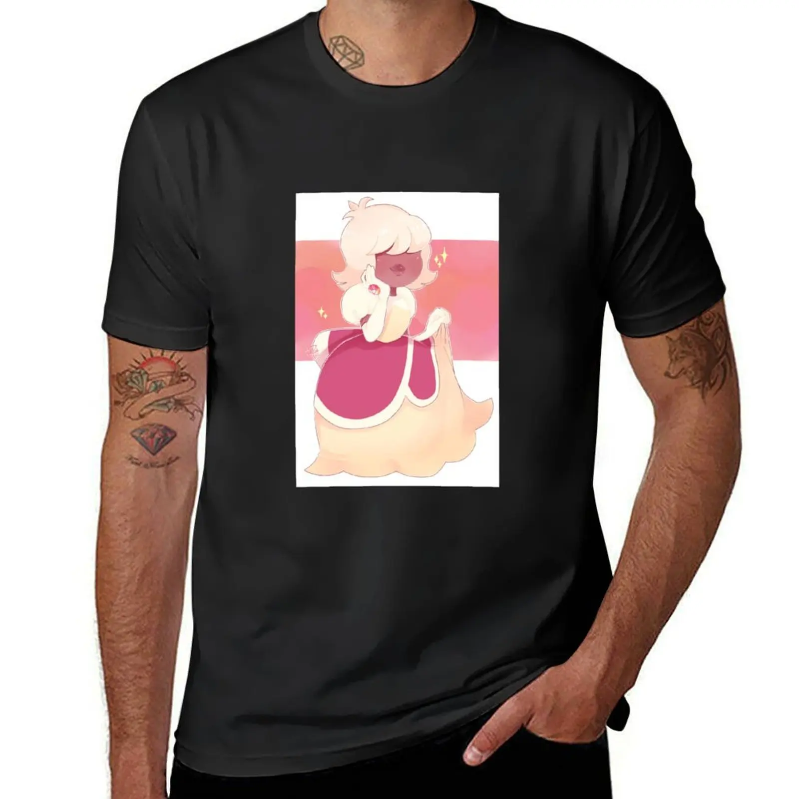 PADPARADSCHA T-Shirt sports fans anime clothes graphics fruit of the loom mens t shirts
