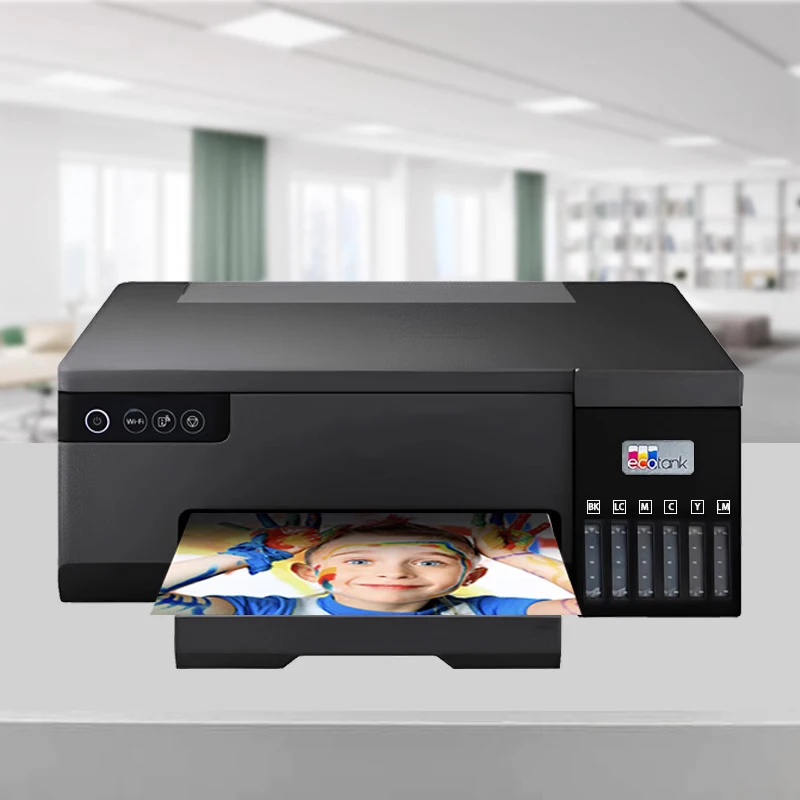 

New Black A3 L18050 Portable Photo Printer 6-Color Sublimation UV Inkjet Printer for L18058 Automatic with A4 Print Dimension