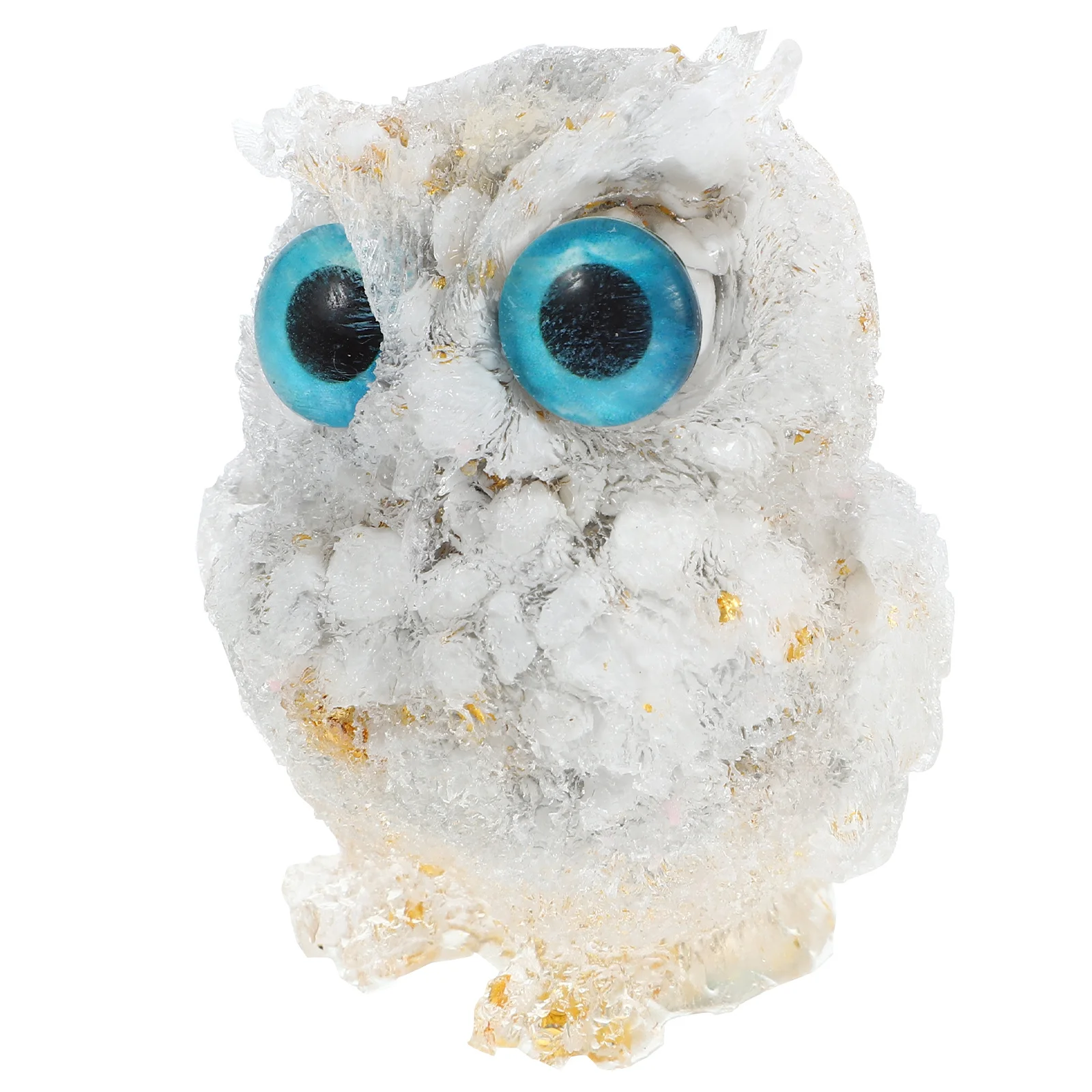 

Delicate Crystal Owl Sculpture Chic Decorative Ornament for Living Room Bookshelf Mother Day Gift Animal Figurines