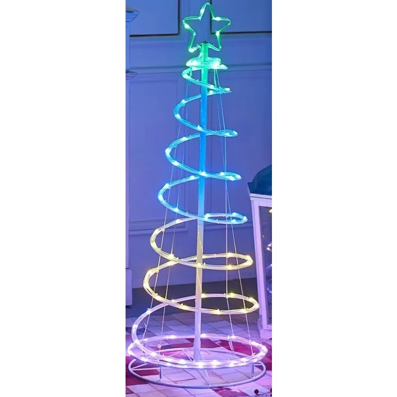 

Smart App Control 150cm Smart Christmas Ornament Tree Remote Control Light Waterproof Smart Christmas Tree Light