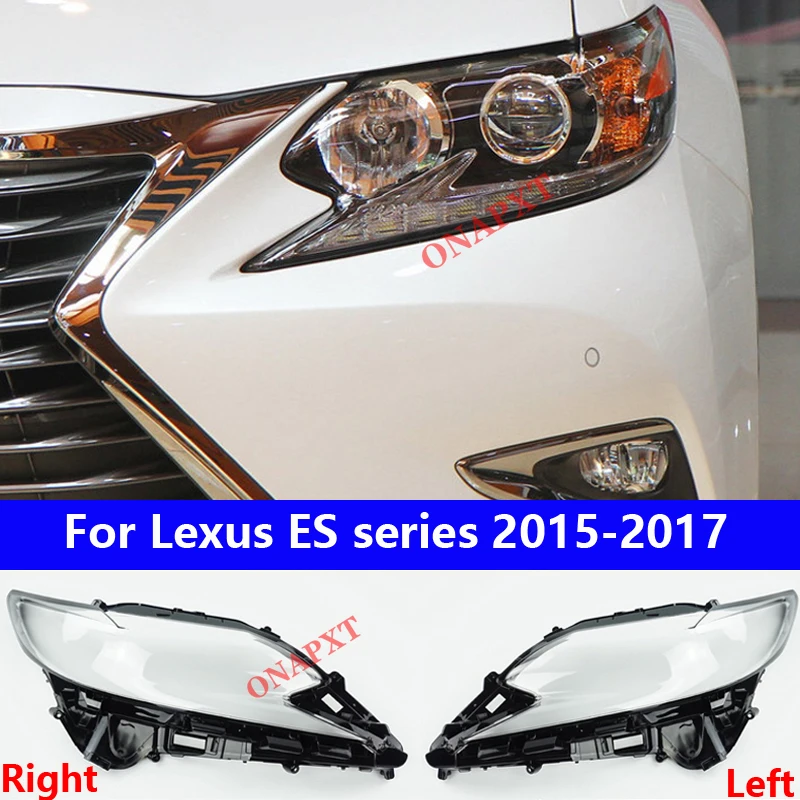 

Lampshade For Lexus ES series 2015 2016 2017 ES200 ES250 ES300h Headlamp Cover Glass Shell Lamp Headlight Transparent Lens Cover