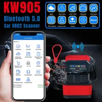 KONNWEI KW905 ELM327 V1.5 OBD2 Scanners Bluetooth 5.0 for Android/IOS ELM 327 OBD 2 Car Diagnostic Tool Code Reader