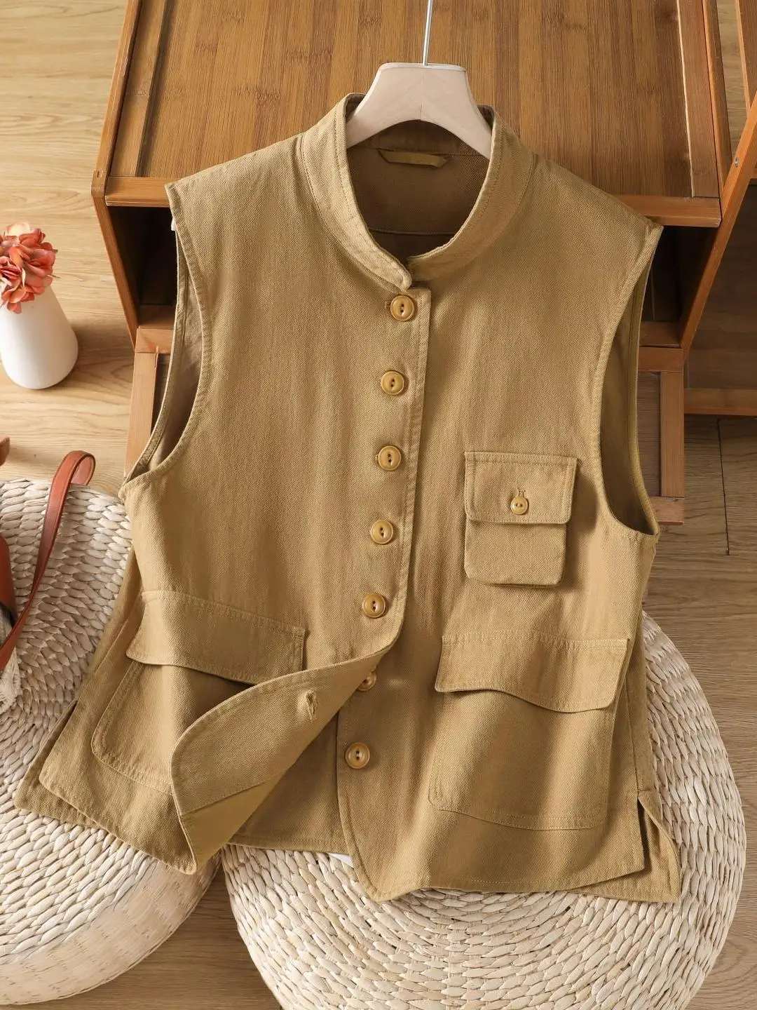 Retro Japanese Brand Women's Vest 2026 New Autumn Top Design Sensation  Fashion Inner Wear Cotton 100%  Color