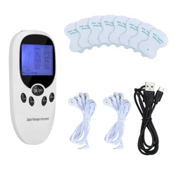 Masajeador corporal TENS, dispositivo de terapia EMS de acupuntura Digital, 6 modos, estimulador muscular de pulso eléctrico, alivio del dolor para todo el cuerpo