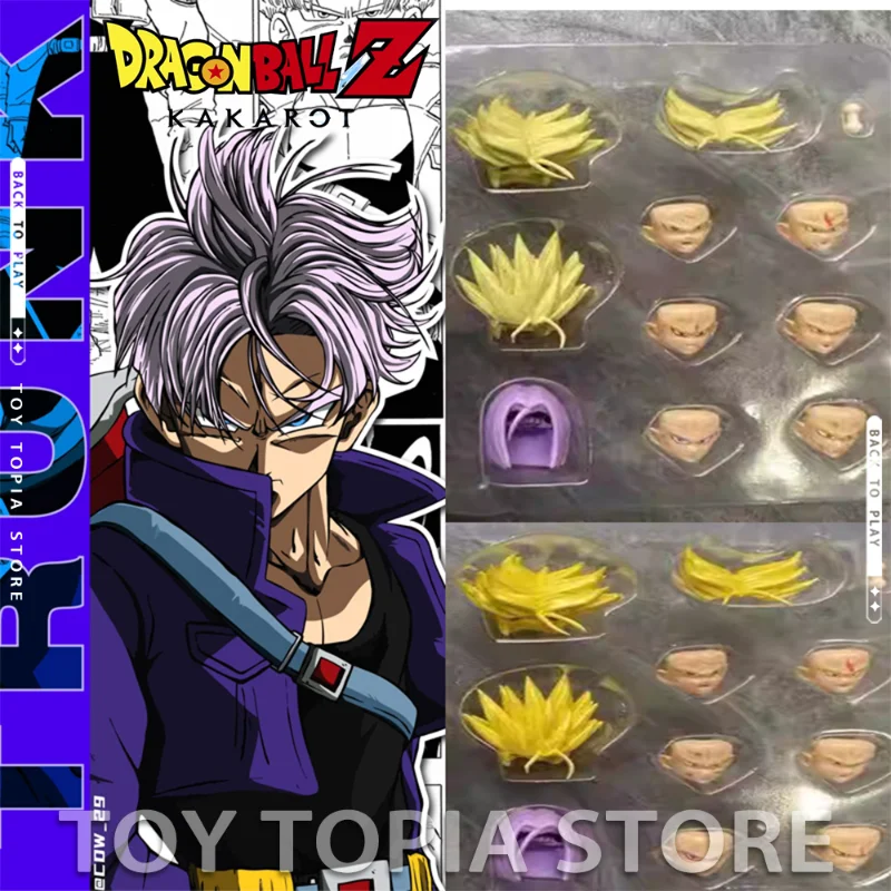 

In Stock 2025 Dragon Ball Trunks Accessories Head Sculpture S.H.Figuarts Shf Super Saiyan Parts Accessories God Anime Toy Gifts