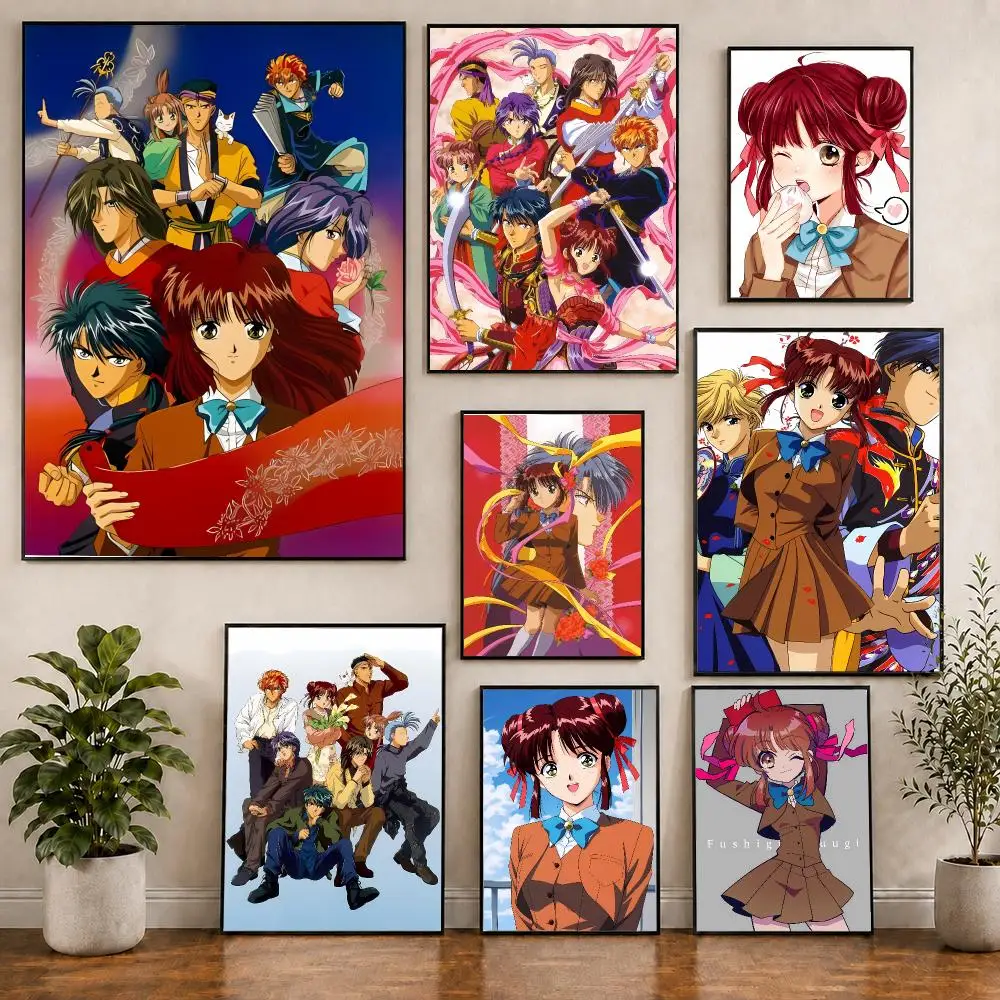 Classic Shoujo Manga F-Fushigi Yuugi Poster Creative Indoor Decorative Artwork & Modern Home Decor