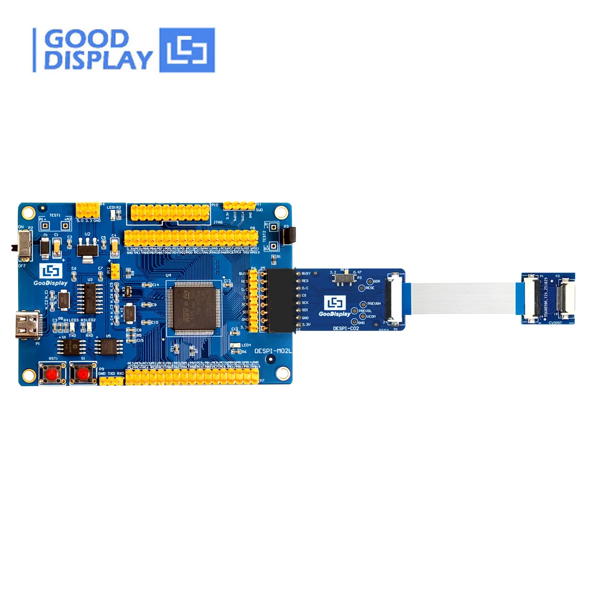 Placa adaptadora de conexão Epaper HAT para display de tinta E de 0,97 polegadas, DESPI-C097(18 PIN)