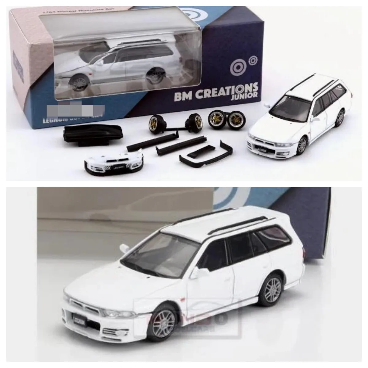 

164 BM-CREATIONS Legnum Super Vr4 Lhd 2002 White BM64B0165LHD Model Diecast Model Car