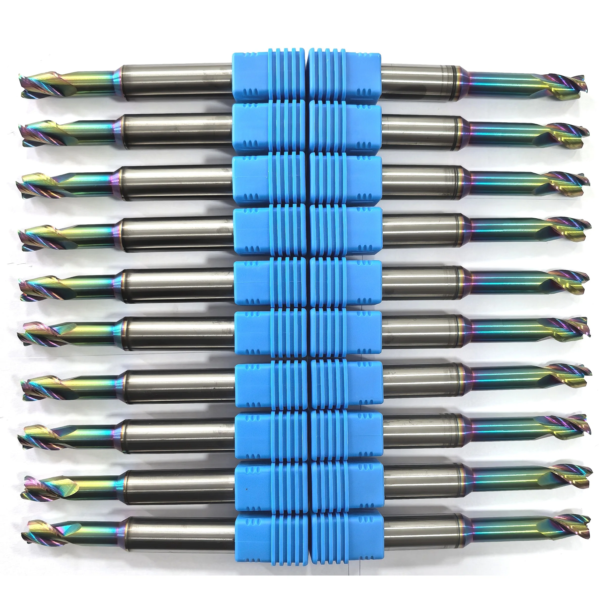 

Твердосплавный автоматический выключатель с DLC-покрытием, концевая фреза, спиральный угол 35 ° Длинная шея для алюминия 6061 и 7075.