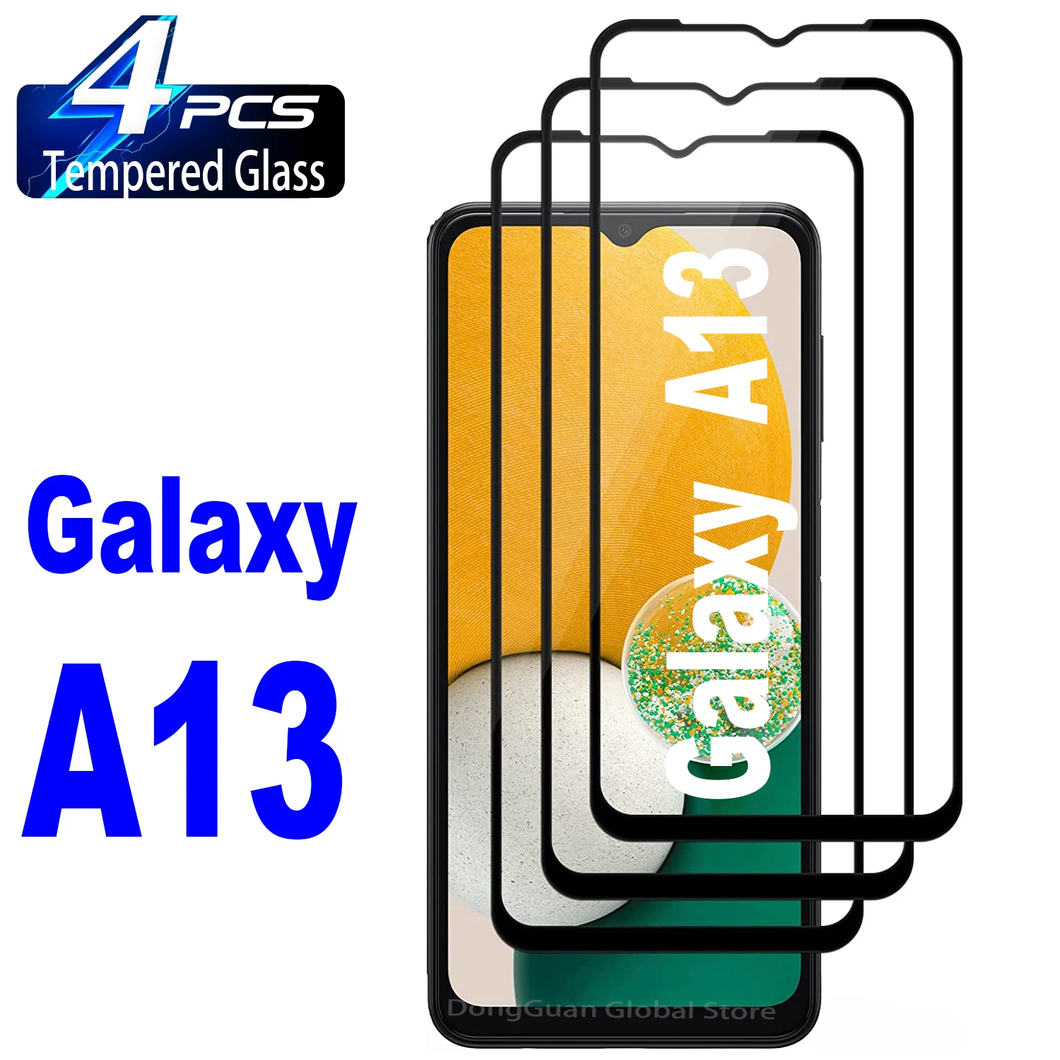 2/4Pcs High Auminum Ballistic Tempered Glass For Samsung Galaxy A13 A13-5G Screen Protector Glass Film