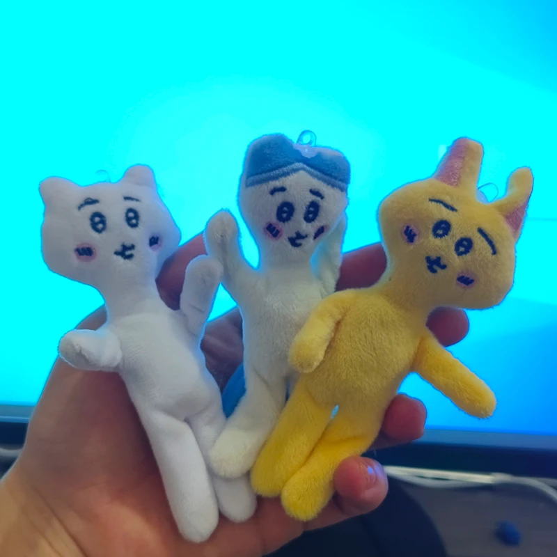 Новая подвеска для школьной сумки Chiikawa, супер мышечные линии, ручная работа, подвижная школьная сумка, милые плюшевые игрушки, подарки для девочек