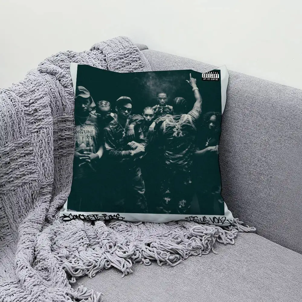 Lil Y-Yachty It's Us Vol. 2 30x30cm 45x45cm Pillow Case Decor Protective Covers Comfortable Soft For Sofa Living Room Home Offic