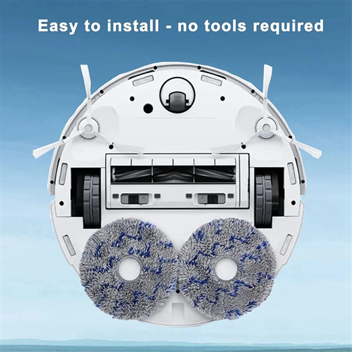 AUU-For T10 TURBO / X1 /OMNI / X1 TURBO T20 Omni Vacuum Cleaner Mop Cloth Washable Mop Pads Parts Accessories