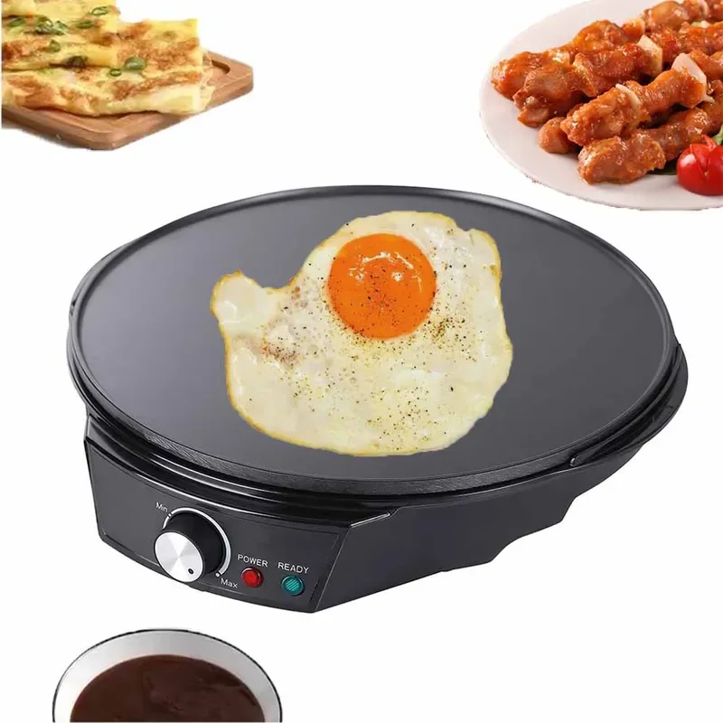 Discover the ultimate convenience in your kitchen with this versatile 110V electric pancake maker. Designed for home cooks