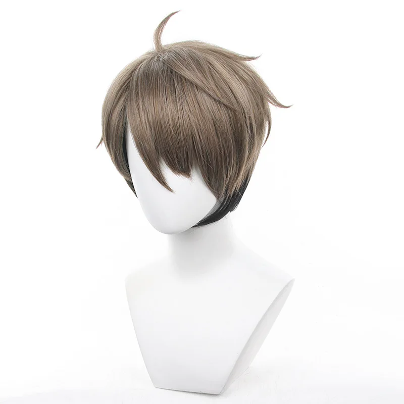 WHIMSICAL W Synthetic Anime Miya Atsumu Miya Osamu Cosplay Wig 30cm No.7 Miya Atsumu Wigs Heat Resistant Party Wigs