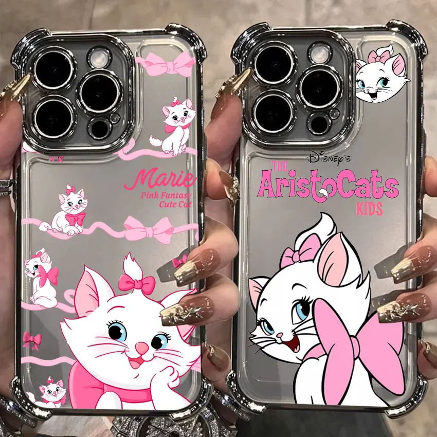 

Kawaii Disney Marie Cat For Samsung Galaxy A56 Clear Case A55 A54 A52 A53 5G A36 A34 A35 A33 A50 A73 A26 A25 A16 A06 Phone Cover