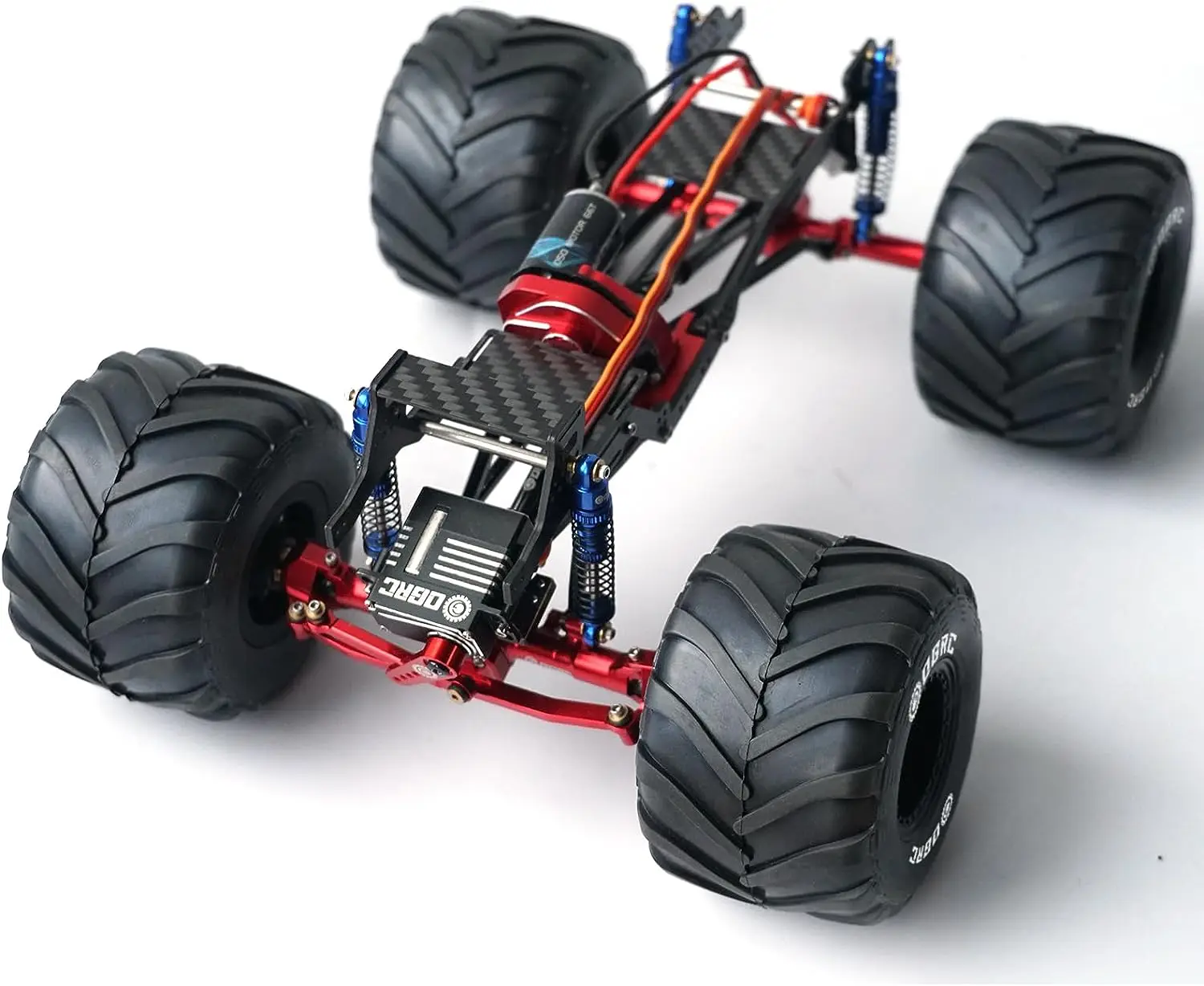 Esilun 1.0 RC Monster Truck pneumatici per cerchioni Set per FCX24 SCX24 C10 JLU catenaccio Gladiator Bronco 1/24 accessori per auto cingolati