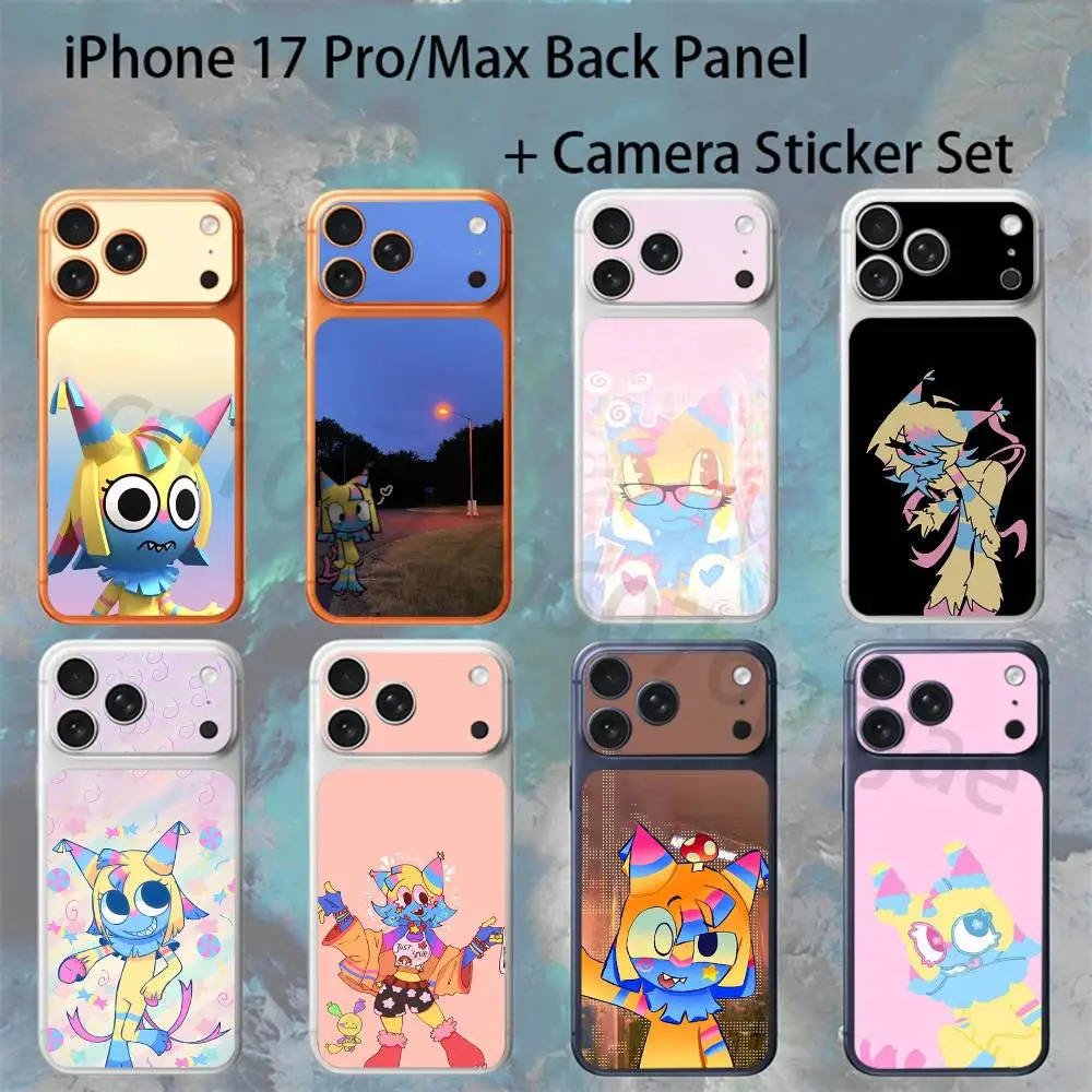 

Y-Yatta Anime For iPhone 17 Pro /Pro Max Battry Back Cover with Camera Decal Skin Rear Protective Sticker Film