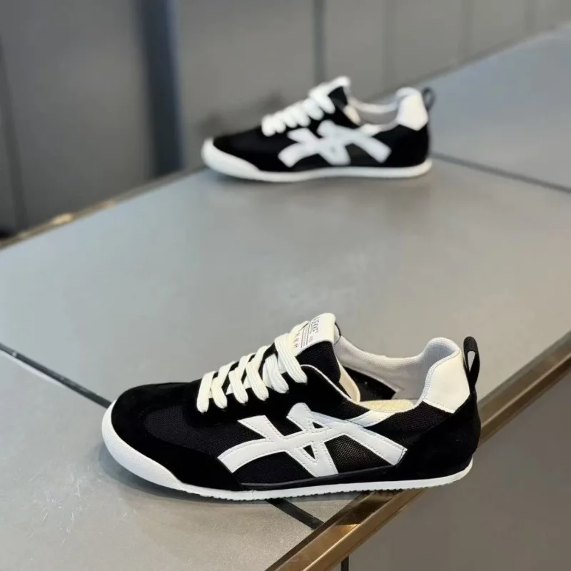 

Мужские классические кроссовки для бега, прогулочная обувь на мягкой подошве со шнуровкой, спортивная обувь на плоской подошве, дышащая повседневная обувь для пар, теннисная обувь