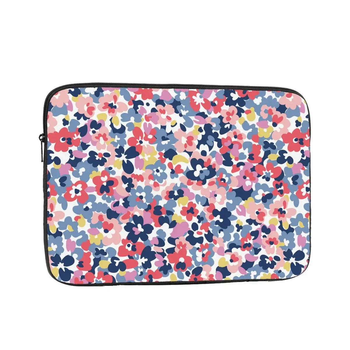 Laptop Sleeve Case 12 13 15 17 Inch Notebook Bag Case Retor Wildflowers Flower Colorful Tablet Shockproof Case