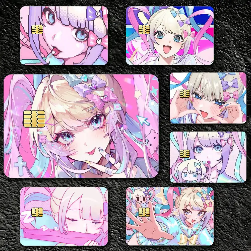 

N-Needy S-Streamer O-Overload Decorative Waterproof Film Skin Cover Credit Card Stickers Debit Front Bank Bus Pass