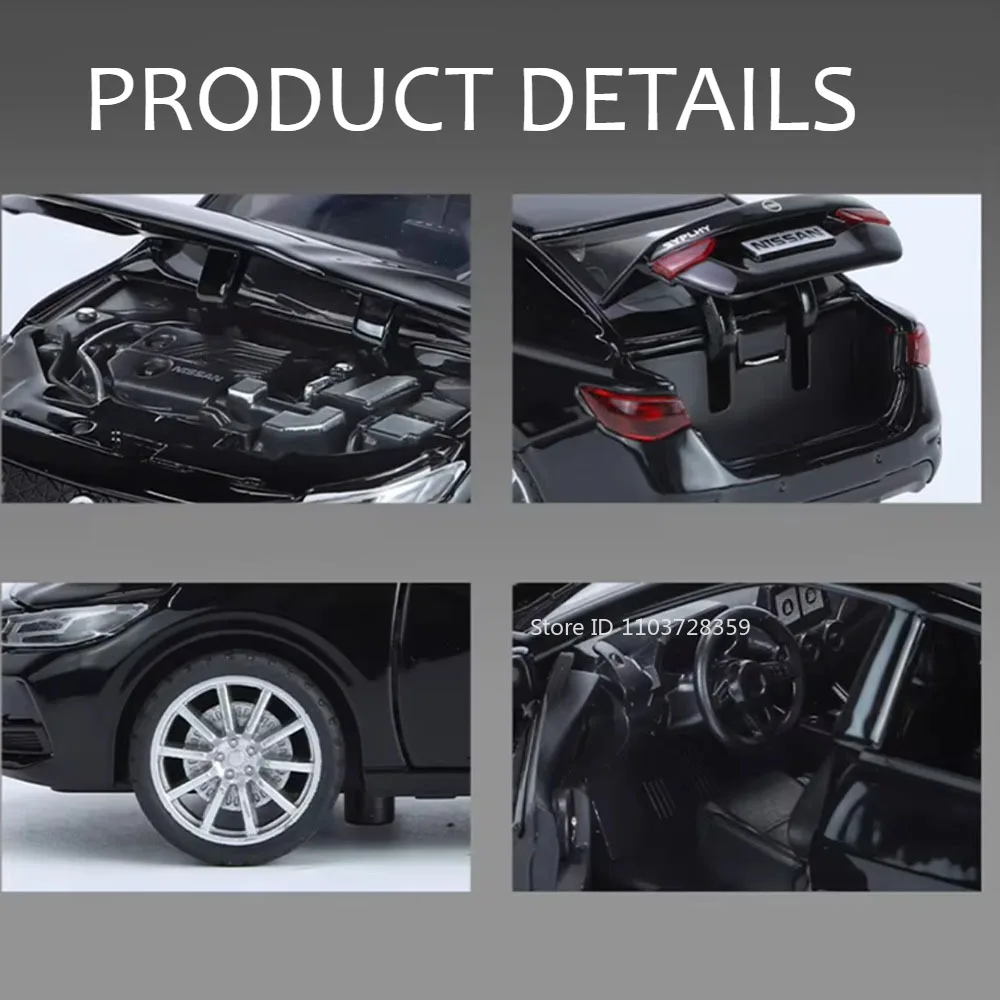 1:32 실피 엑스트레일 모델 장난감 자동차 합금 다이캐스트 사운드 라이트 도어 오픈 풀백 충격 흡수 자동차 장난감 소년 선물용