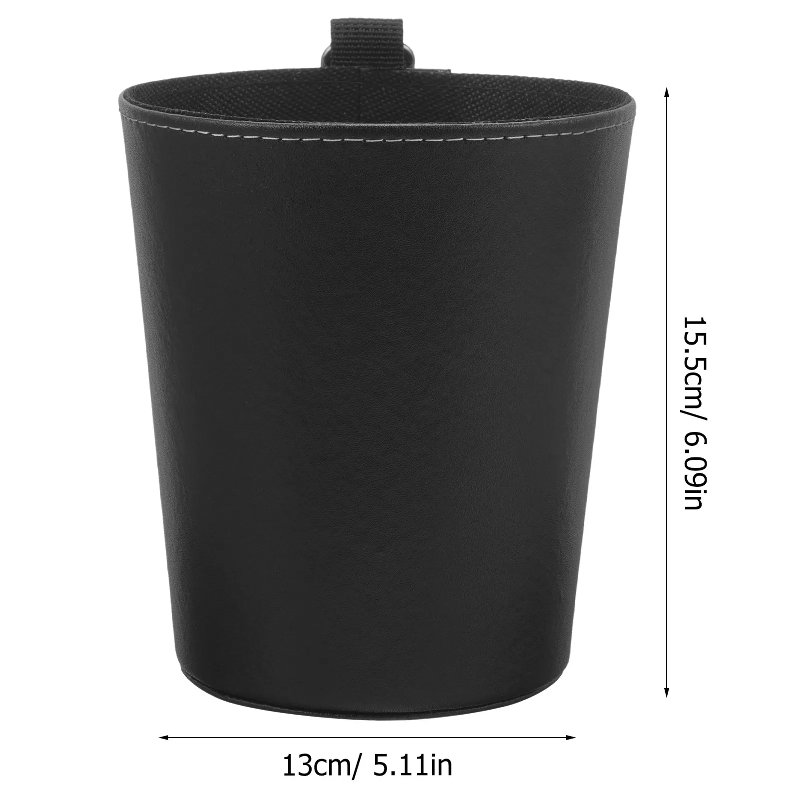 Car Trash Can Built to Last Wear Resistant Sleek Aesthetic Design Hanging Waste Basket for Vehicle Clutter Free Tidy
