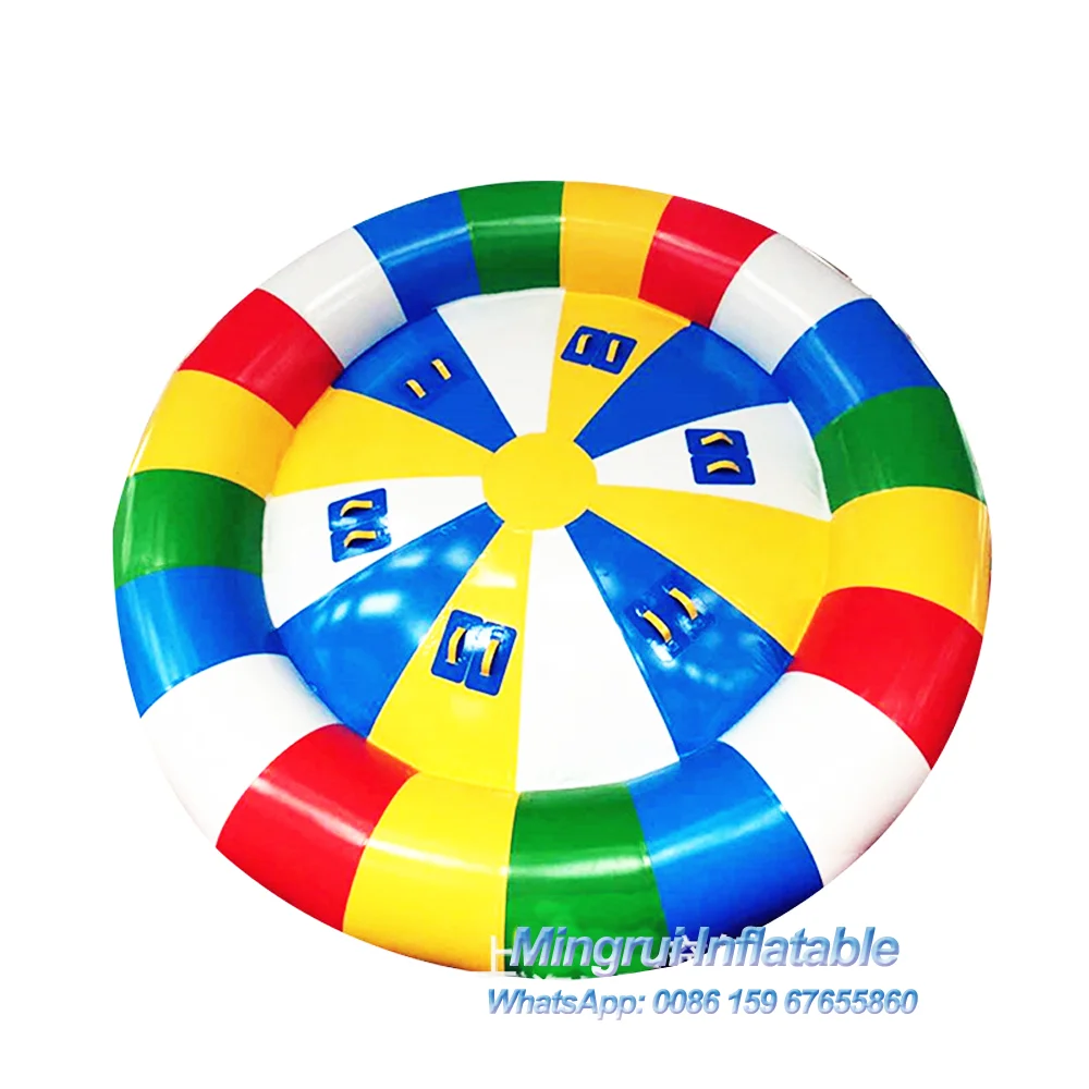 

Inflatable towable water sports Inflatable disco boat water toy Inflatable Spinning Crazy UFO