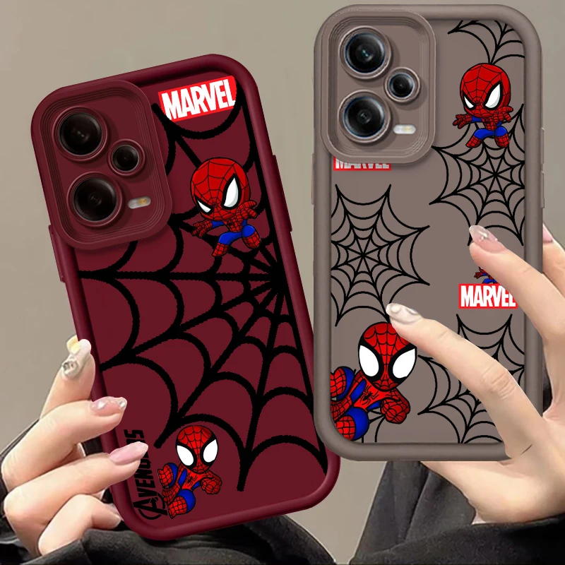 

Spider-Man Popula Cool Art Eye Ladder For Xiaomi Redmi Note 13 12 12C 11 11S 10 10C 10A 9C 9A Pro 5G Funda Phone Case