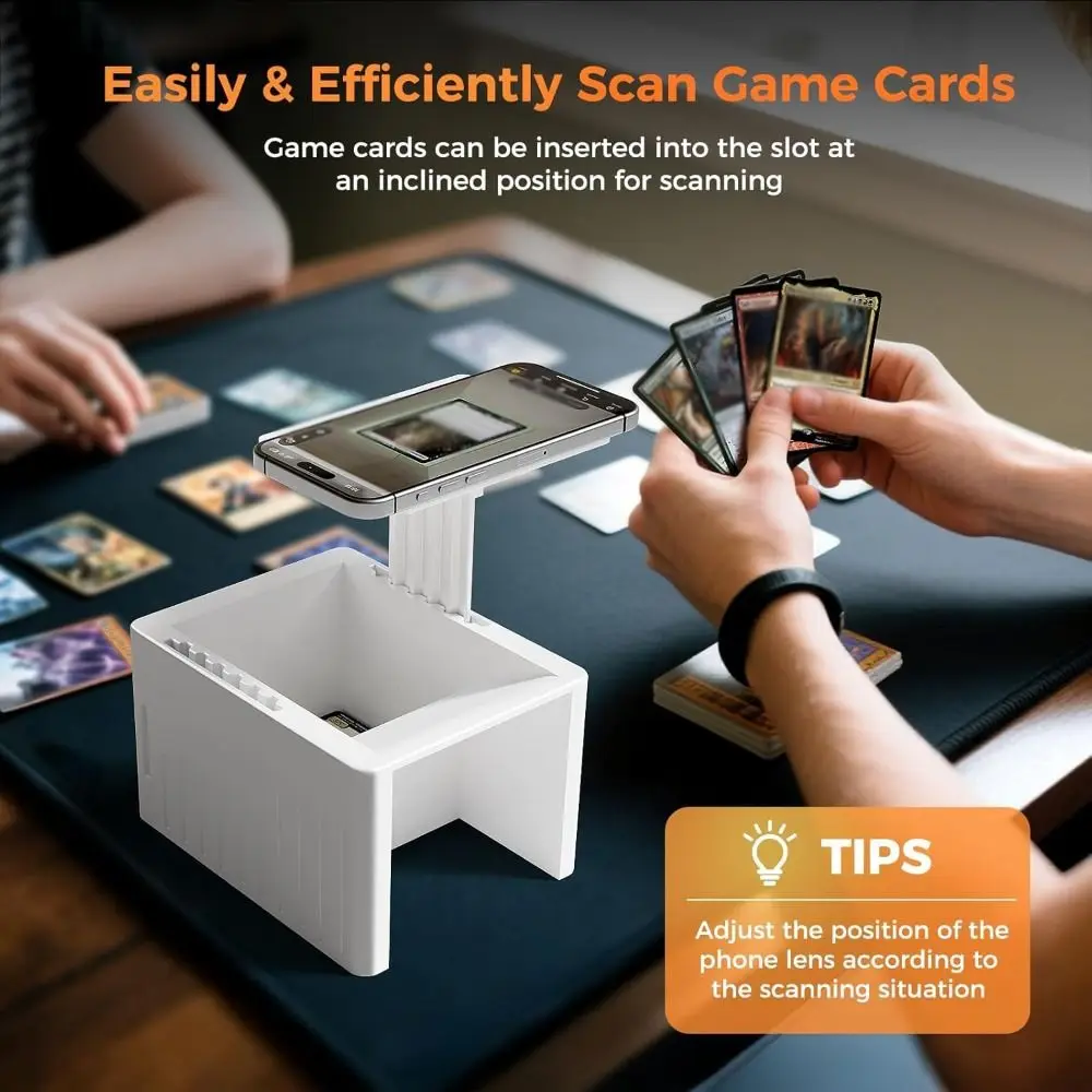 Quickly Scan Card Scanstand Adjustable 3D Printing MTG Card Scanner Holder Universal TCG Card Slinger Gaming Accessories