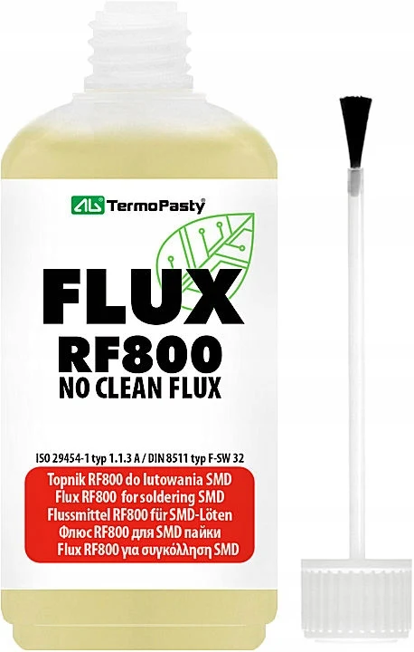 AGThermopastes FLUX Liquid Flux RF800 100 ml Brush Solution Rosin