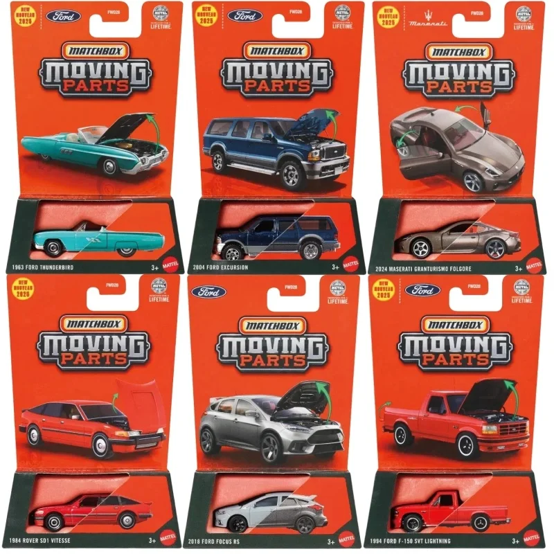 Match Box Moving Parts Series 2024 Maserati Granturismo Metal 1:64 Scale Diecast Mini Car Model Vehicle Collectible Toy Gift