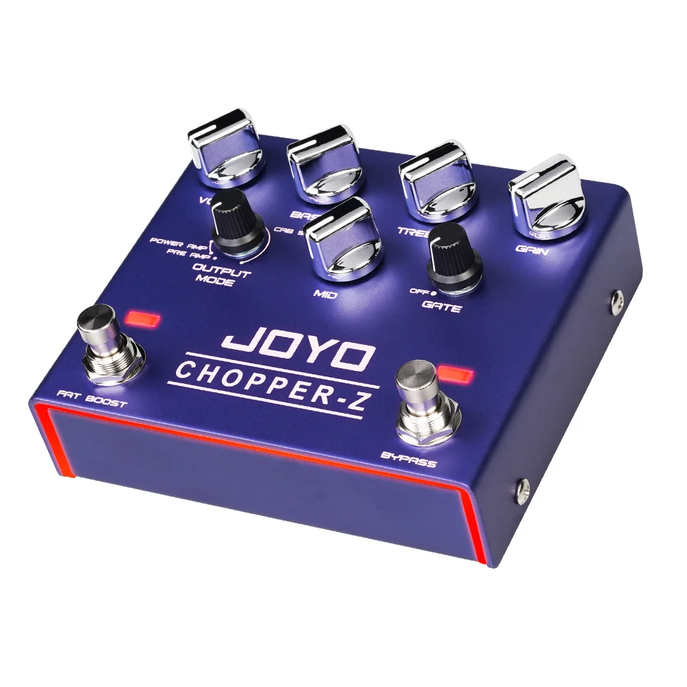 JOYO R-18 CHOPPER-Z Distortion Guitar Effect Pedal Modern Metal Sound Noise Gate High Gain Amplifier Simulation Guitar Pedal