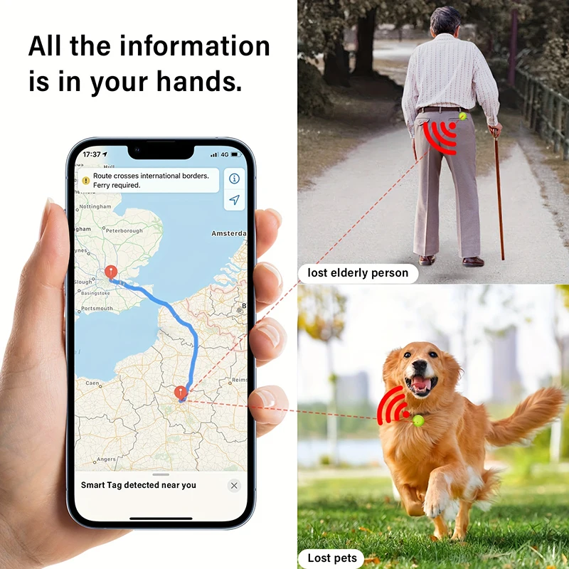 Xiaomi Smart Tag Colorful Round Anti-lost Finder For IOS Only With Find My App For Child Pet Car Luggage Suitcase Lost Tracker