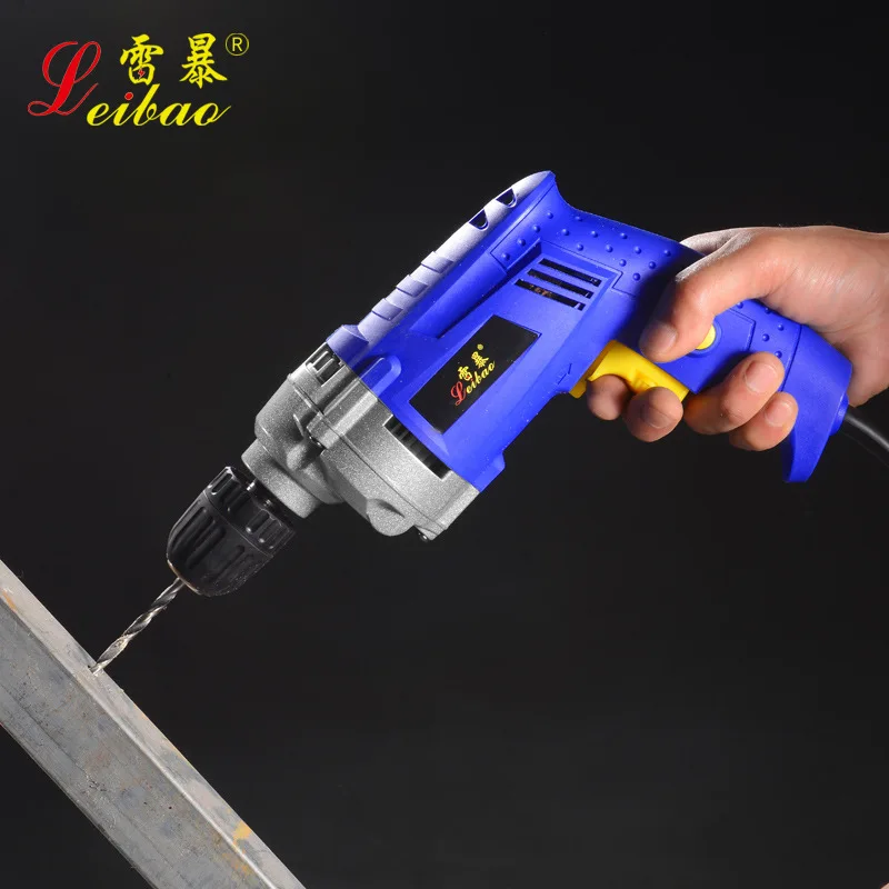 Powerful Electric Drill Aluminum Head Multi-Function Pistol Full Copper Motor Variable Speed Tool