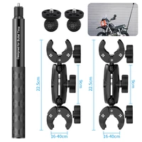Palo de Selfie para montaje en bicicleta de motocicleta Insta360 x2 x3 x4 x5, Kit de accesorios para manillar monopié de motocicleta Insta 360 x2 x3 x4 x5