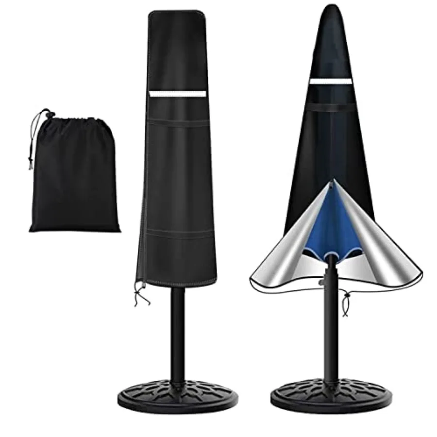 

Umbrella Covers for Outdoor Umbrellas - Small Patio Umbrella Cover for 6 Feet to 9 Feet Outdoor Table Umbrella - Waterproof Win