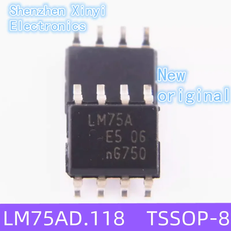 Brand new original LM75A  LM75AD.118  75AD.118  TSSOP-8 Electronic digital temperature sensor chip