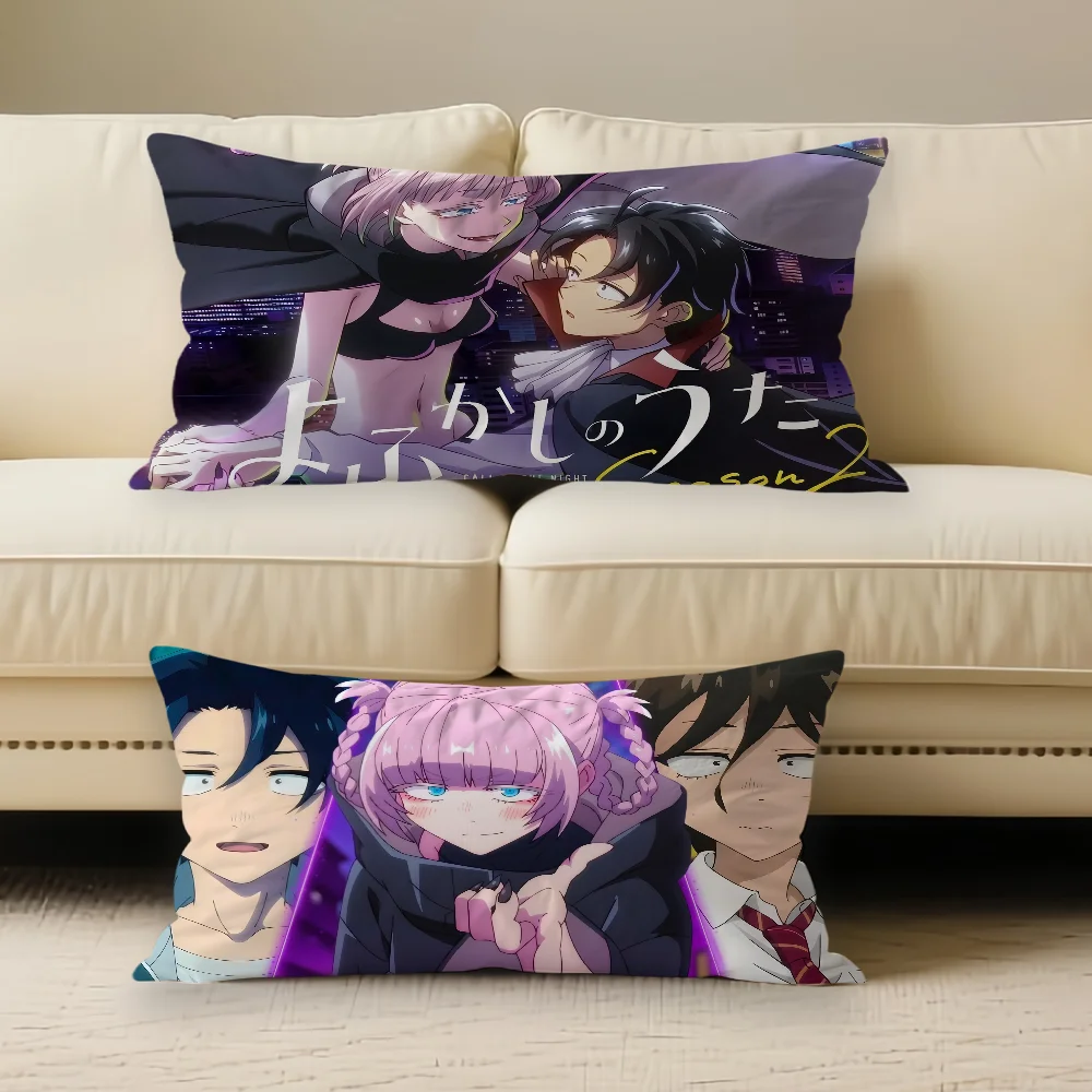 

Anime Call of the Night Pillow Case Suitable For All Seasons Home Decoration Cushion Cover Suitable For Livingroom Bedroom Sofa